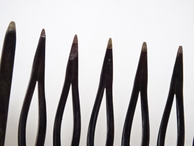 アンティーク櫛類 アンティーク着物 ] - 櫛・簪 アンティーク 本鼈甲製 櫛（7g） □z